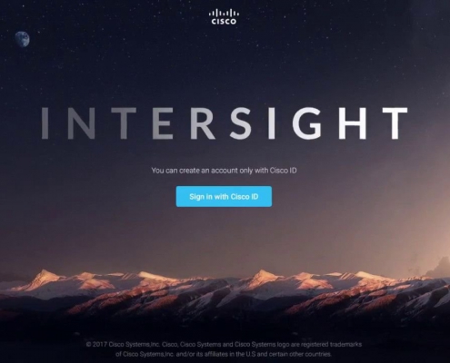Cisco support for intersight